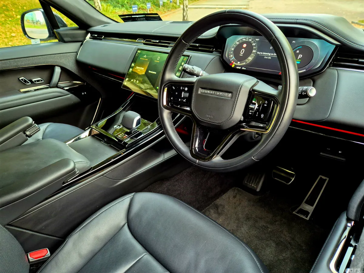 Land Rover Range Rover Sport SUV, Petrol Plug-in Hybrid, 2024, Black