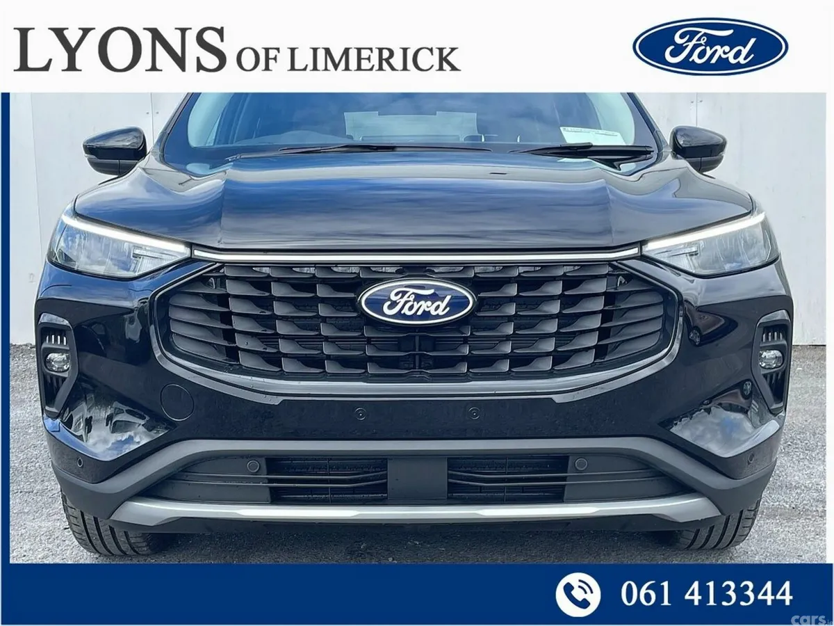Ford Kuga SUV, Petrol Plug-in Hybrid, 2026, Black