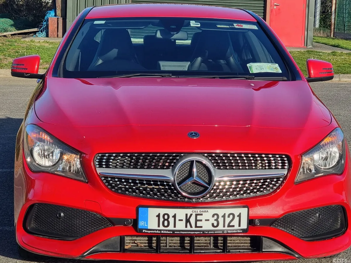 Mercedes-Benz CLA Saloon, Petrol, 2018, Red