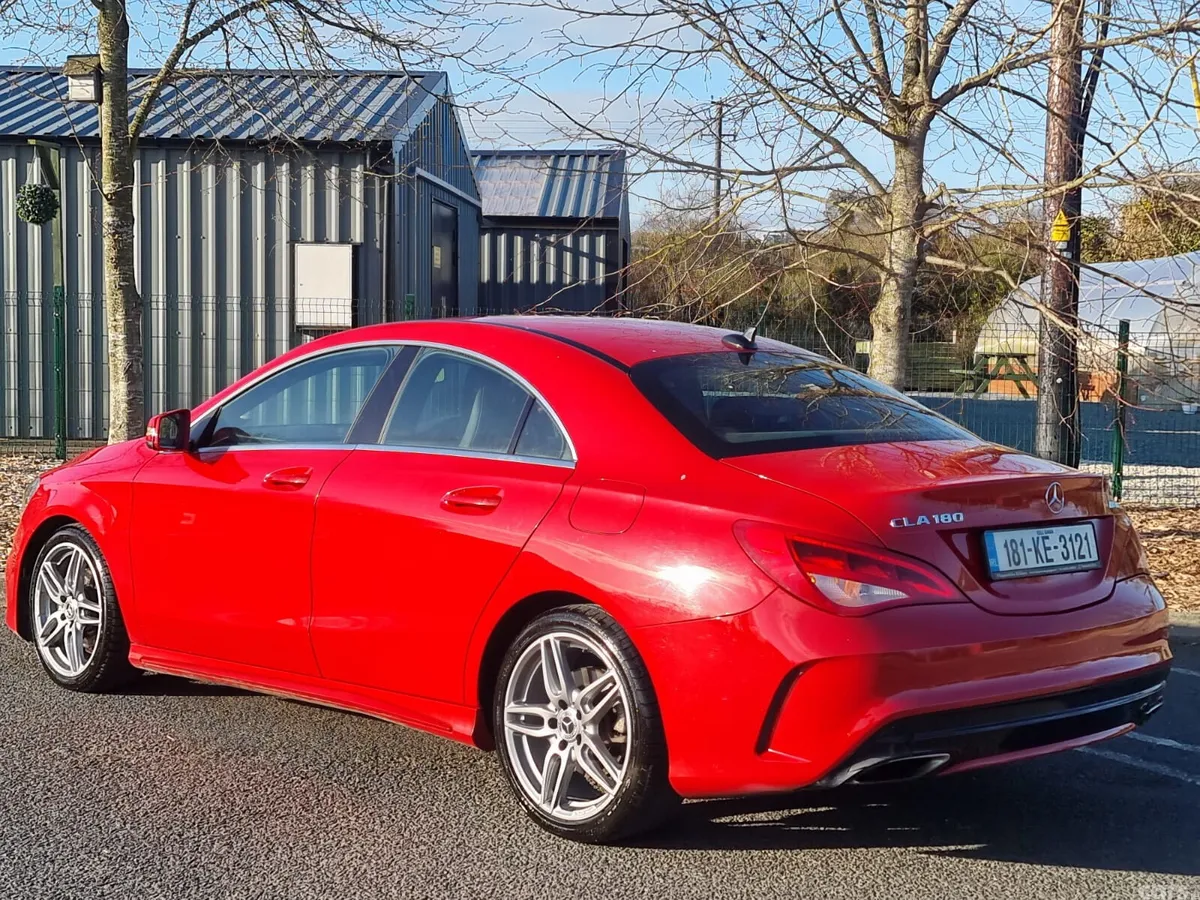 Mercedes-Benz CLA Saloon, Petrol, 2018, Red