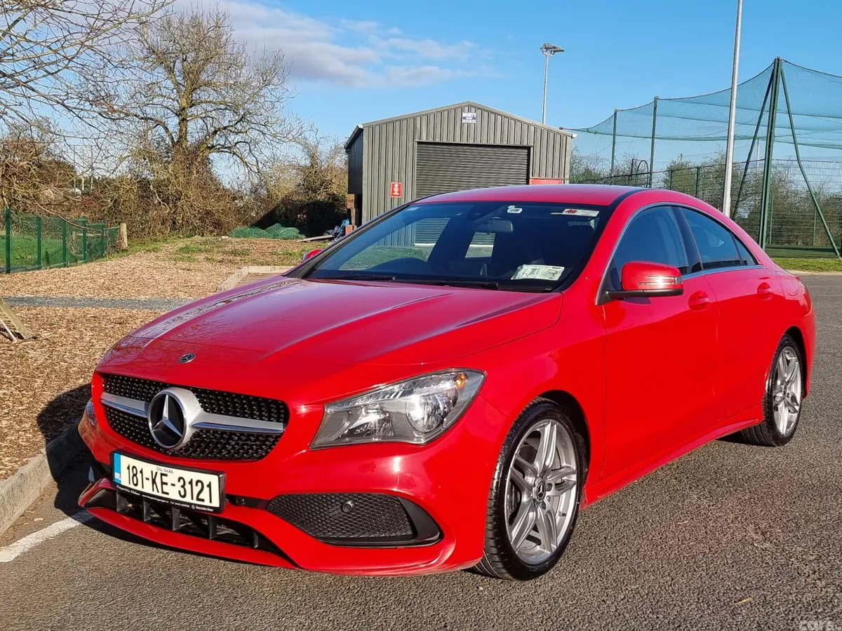 Mercedes-Benz CLA Saloon, Petrol, 2018, Red