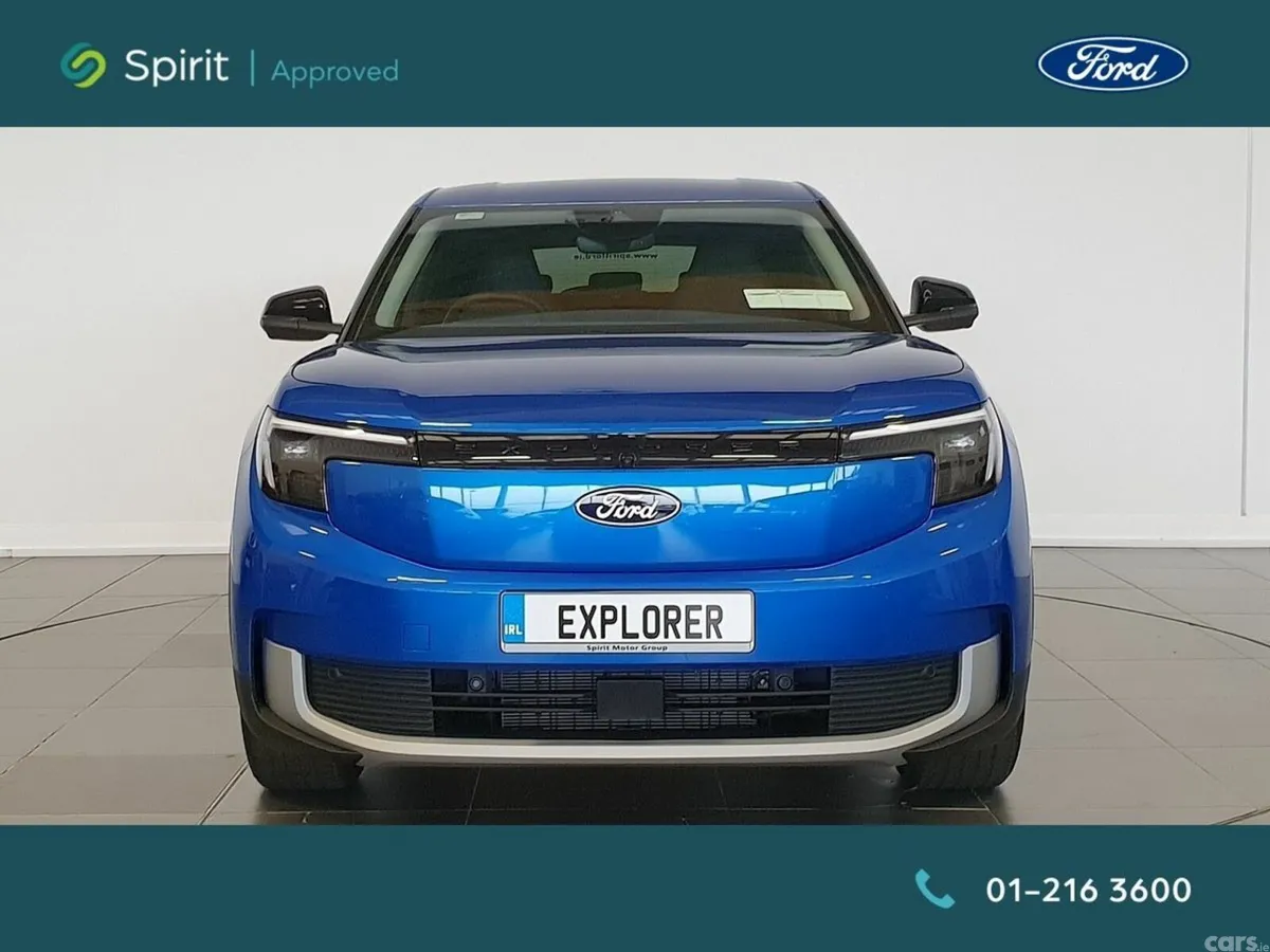 Ford Explorer SUV, Electric, 2027, Blue