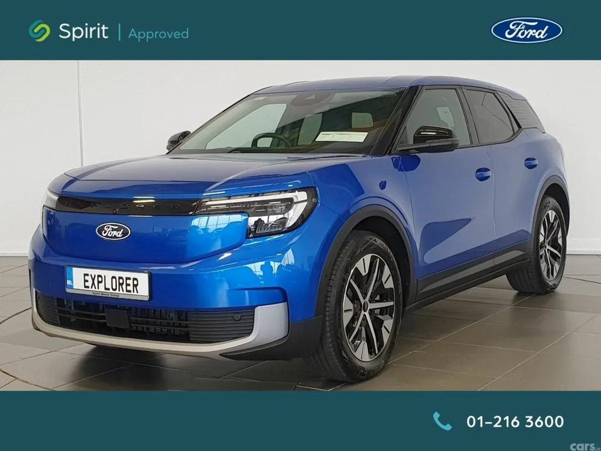 Ford Explorer SUV, Electric, 2027, Blue