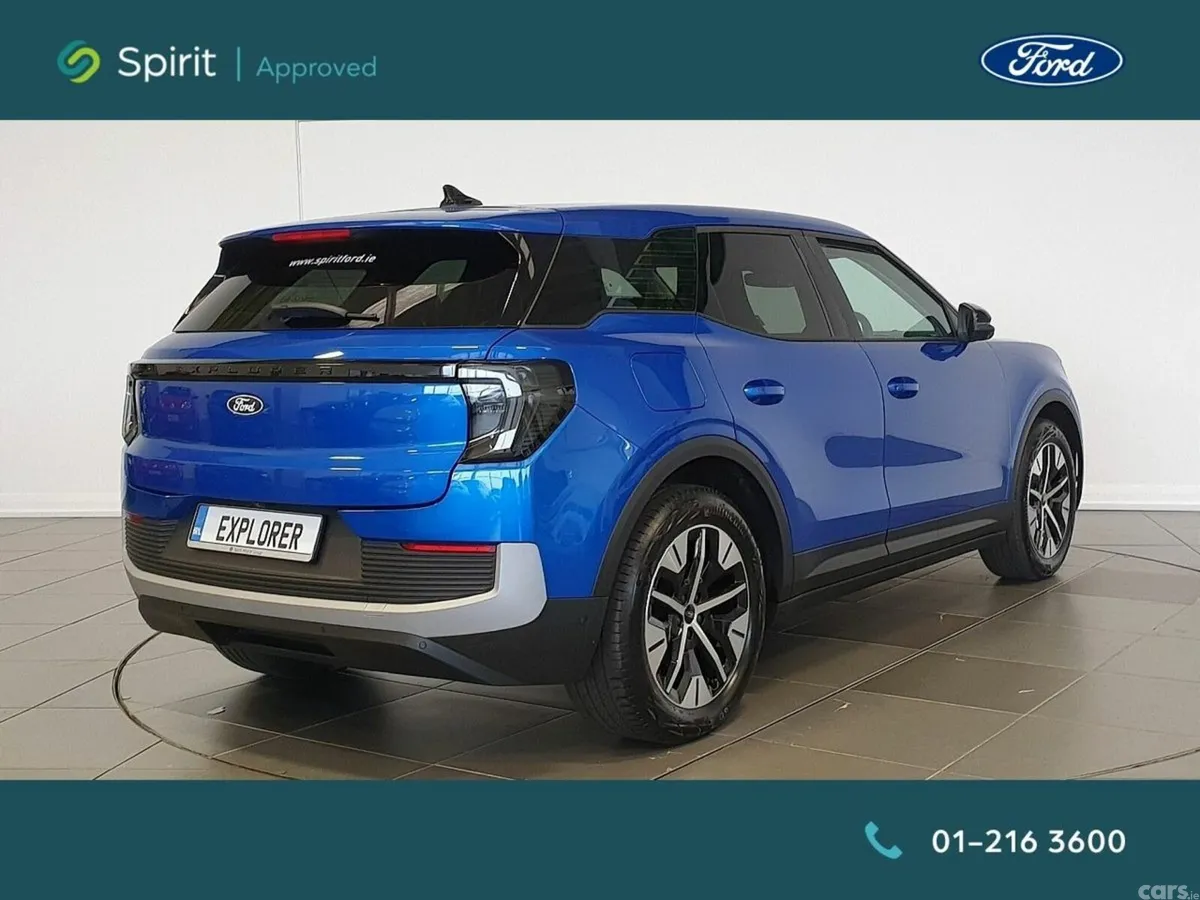 Ford Explorer SUV, Electric, 2027, Blue