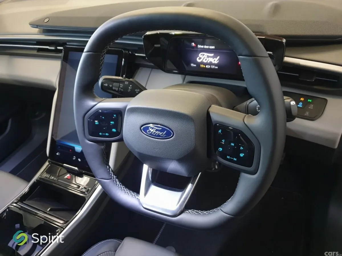 Ford Explorer SUV, Electric, 2027, Blue