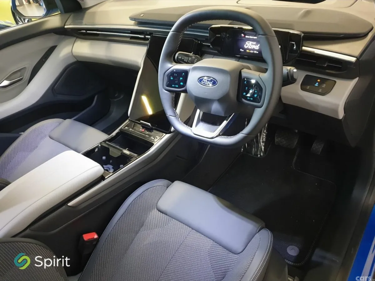Ford Explorer SUV, Electric, 2027, Blue