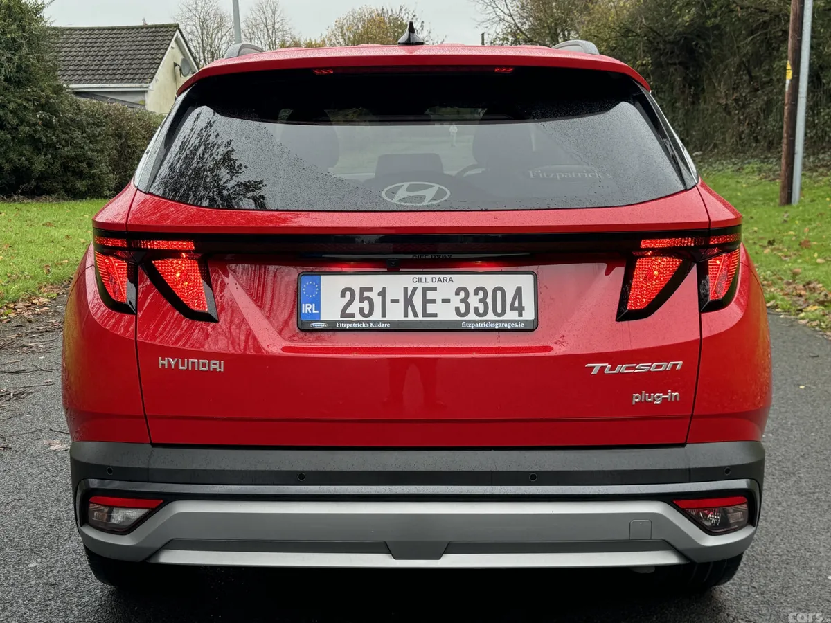 Hyundai Tucson SUV, Petrol Plug-in Hybrid, 2025, Red