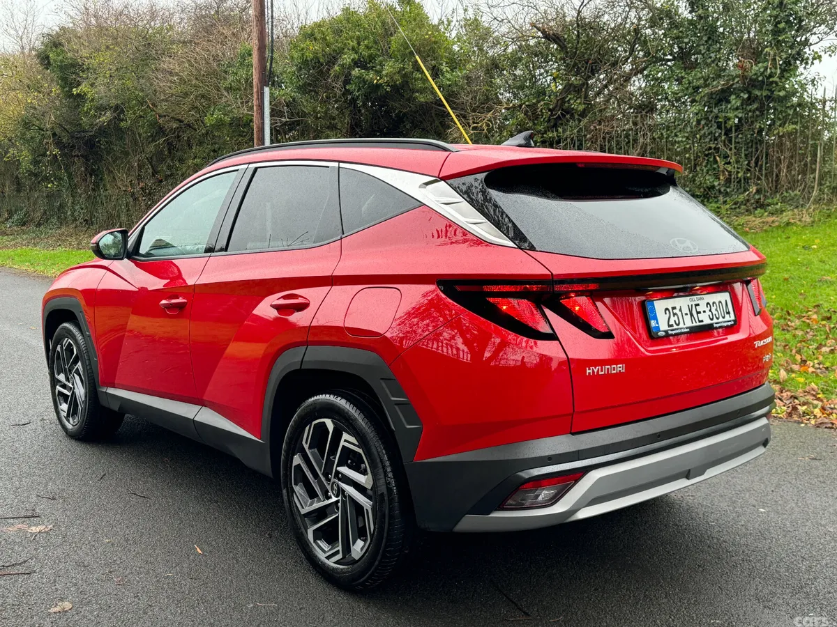 Hyundai Tucson SUV, Petrol Plug-in Hybrid, 2025, Red