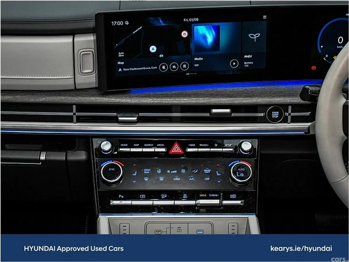 Hyundai Santa Fe SUV, Petrol Plug-in Hybrid, 2025, Black