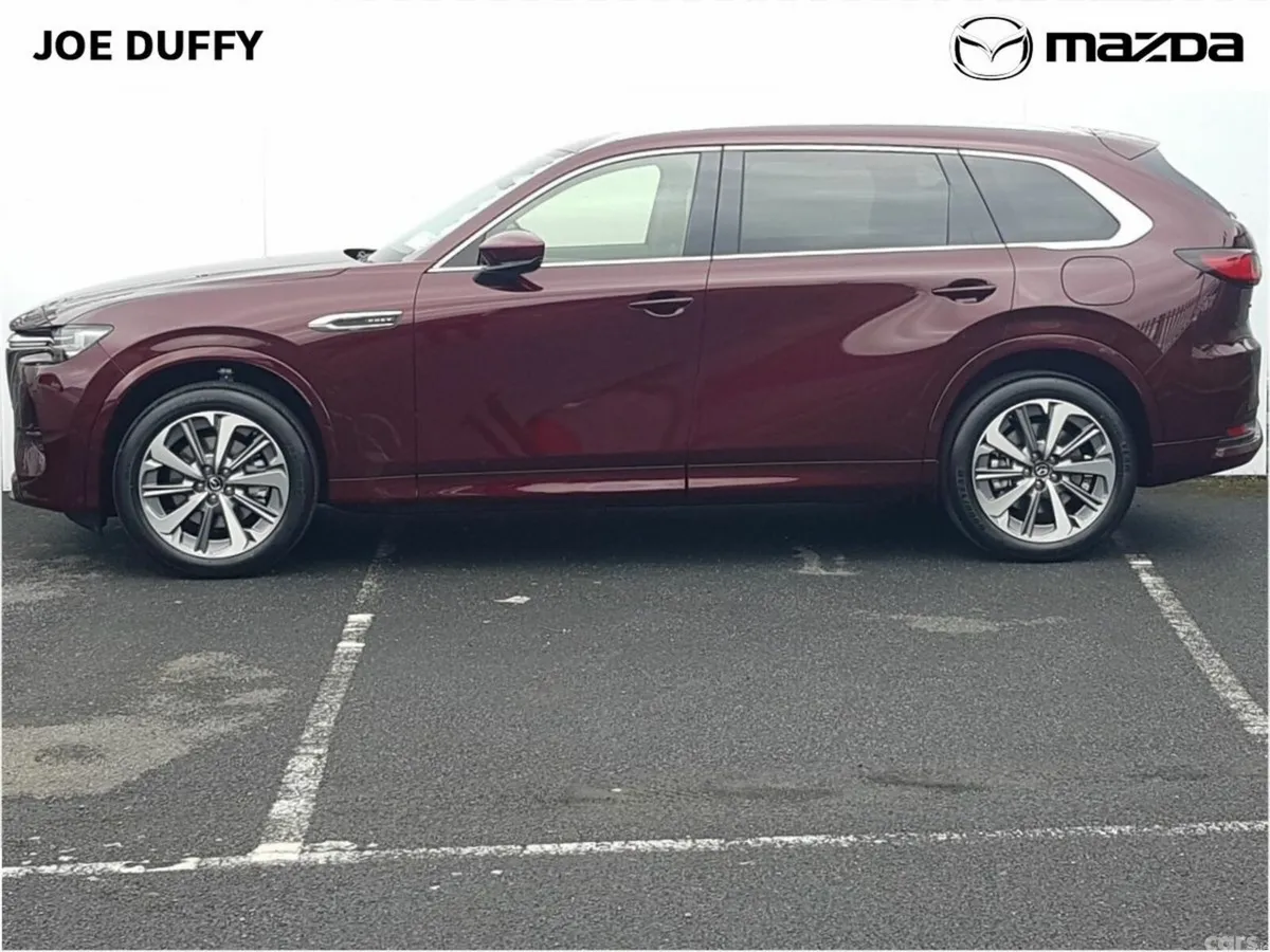 Mazda CX-80 SUV, Petrol Plug-in Hybrid, 2027, Red