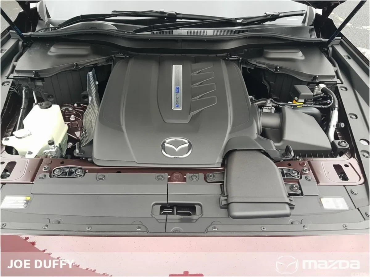 Mazda CX-80 SUV, Petrol Plug-in Hybrid, 2027, Red