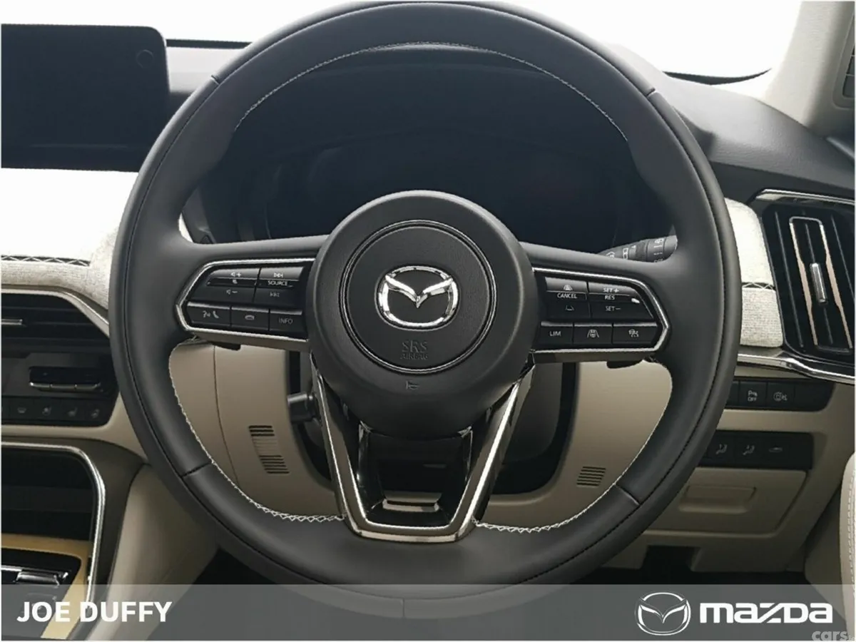 Mazda CX-80 SUV, Petrol Plug-in Hybrid, 2027, Red