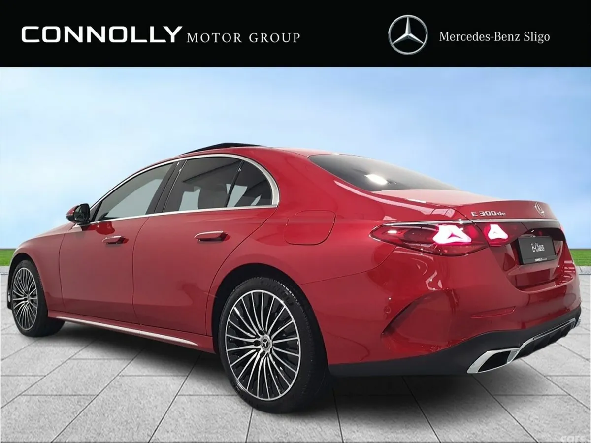 Mercedes-Benz E-Class Saloon, Diesel Plug-in Hybrid, 2026, Red