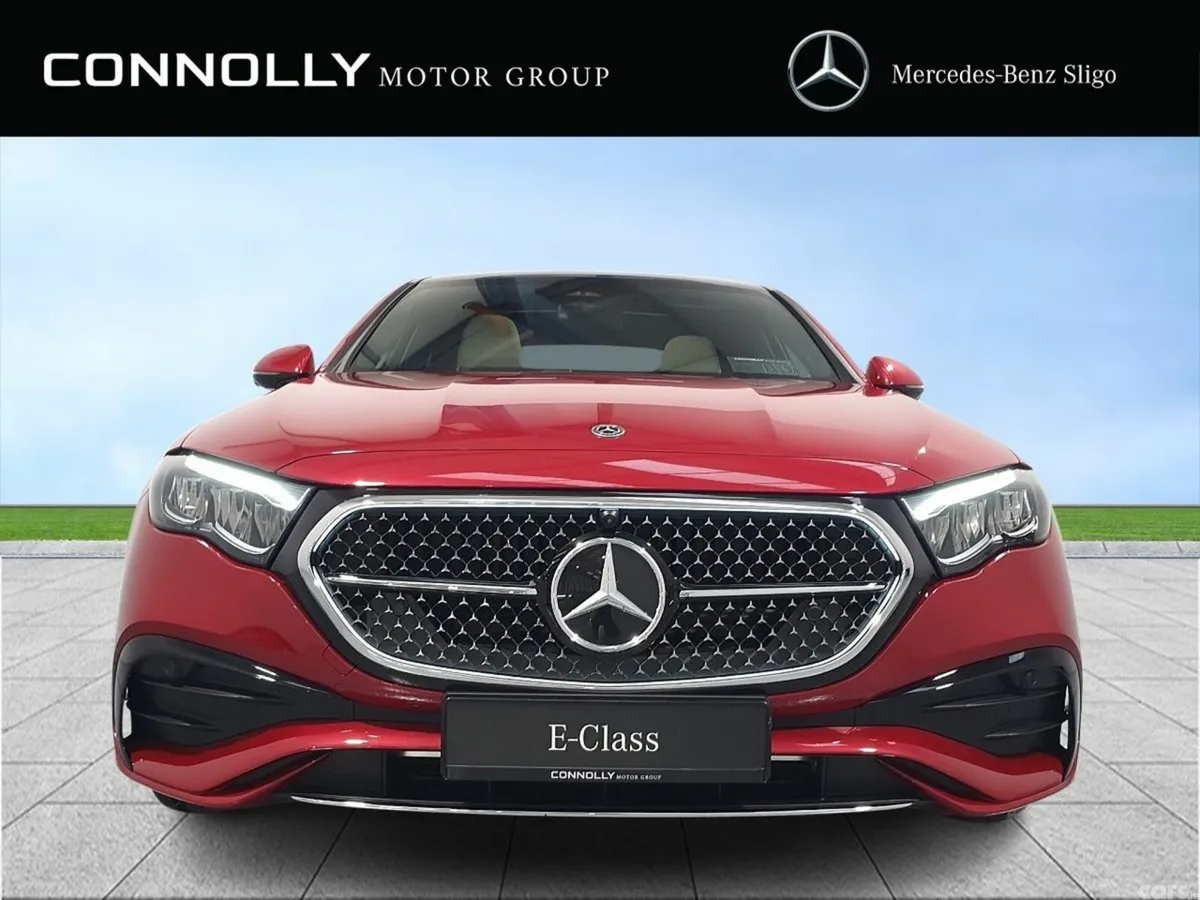 Mercedes-Benz E-Class Saloon, Diesel Plug-in Hybrid, 2026, Red