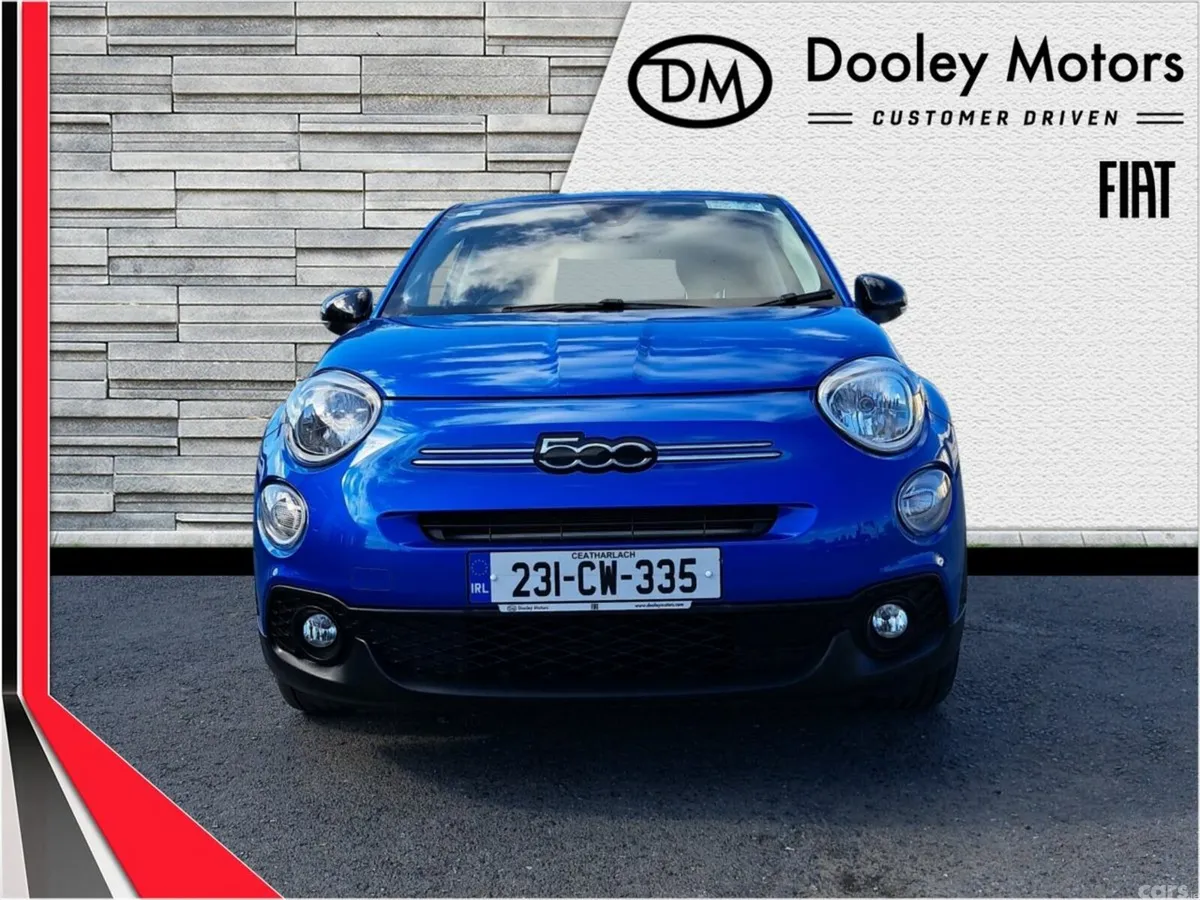Fiat 500X SUV, Petrol Hybrid, 2023, Blue