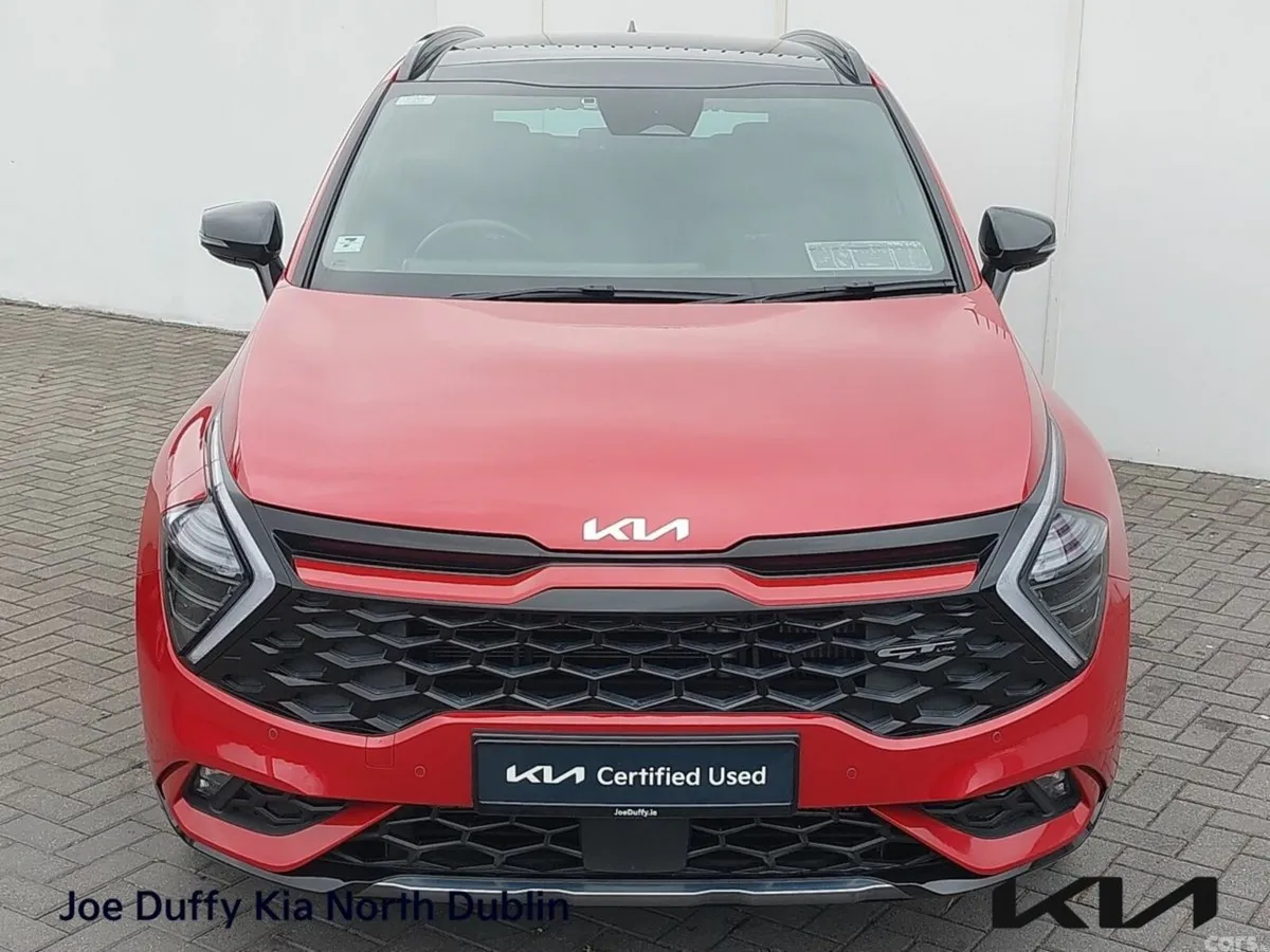 Kia Sportage SUV, Diesel Hybrid, 2024, Red