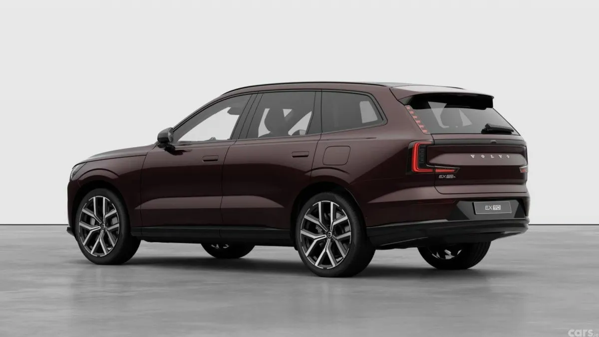 Volvo EX90 SUV, Electric, 2027, Red