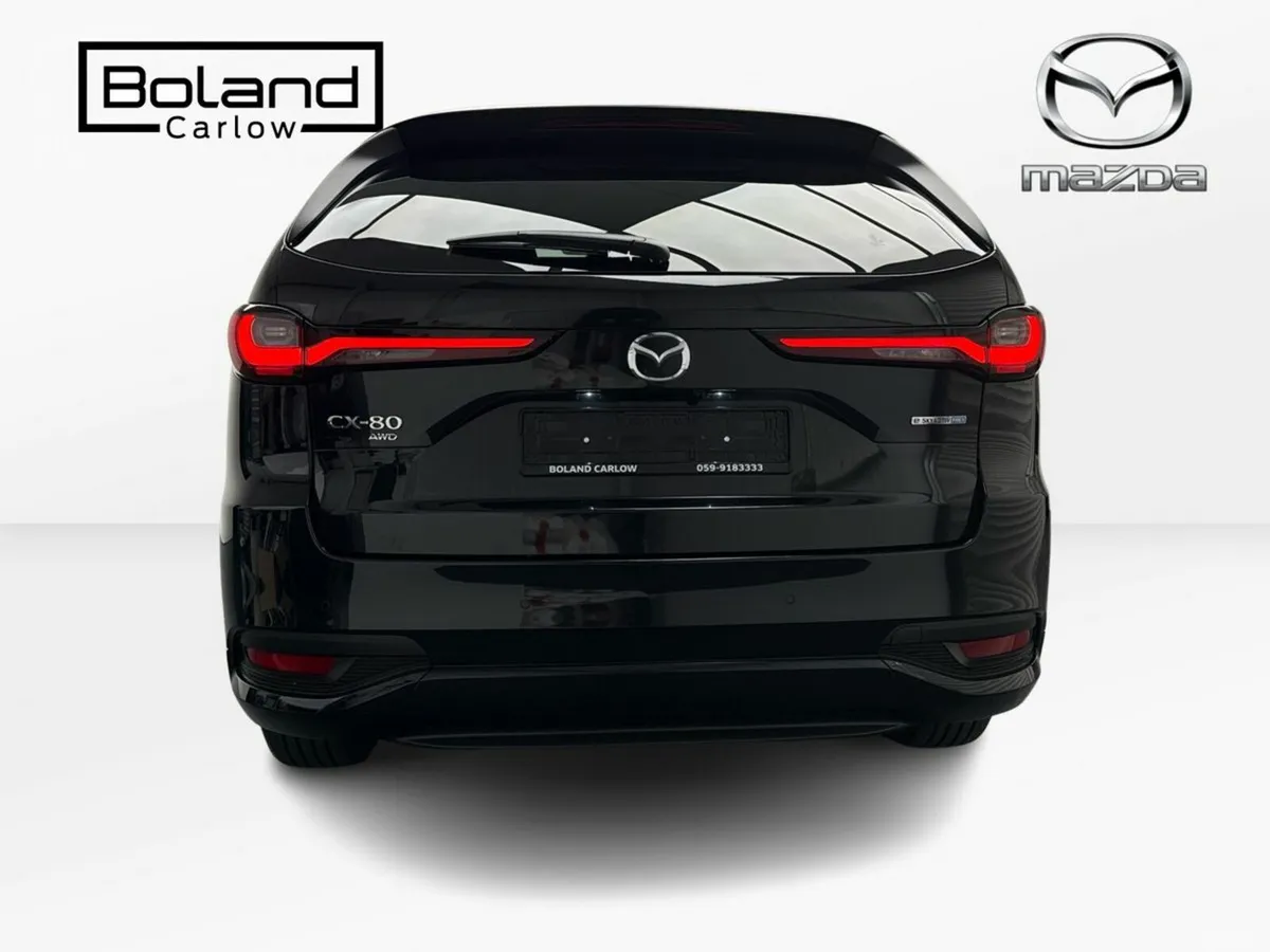 Mazda CX-80 SUV, Petrol Plug-in Hybrid, 2026, Black