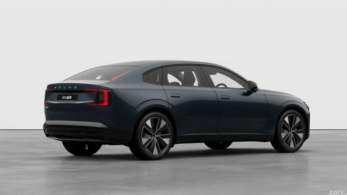 Volvo ES90 Saloon, Electric, 2027, Blue