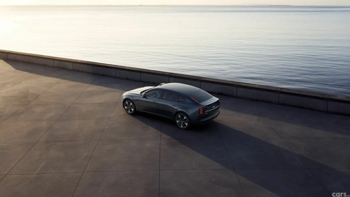 Volvo ES90 Saloon, Electric, 2027, Blue