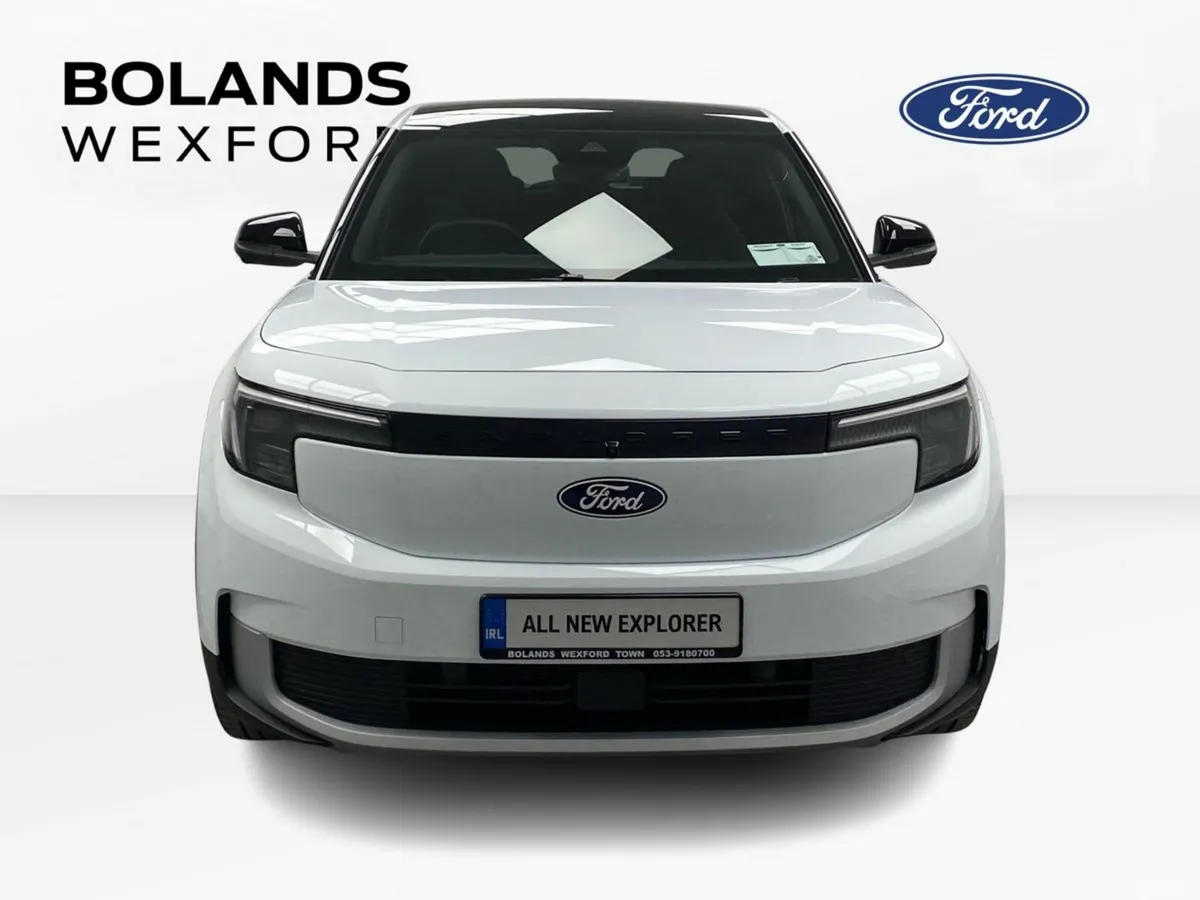Ford Explorer SUV, Electric, 2026, White