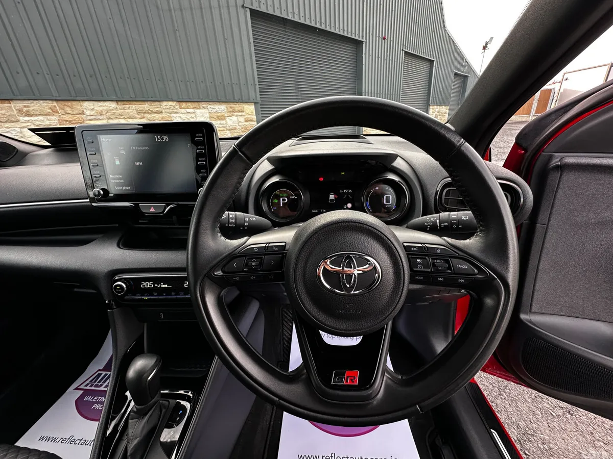 Toyota Yaris Hatchback, Petrol Hybrid, 2022, Red