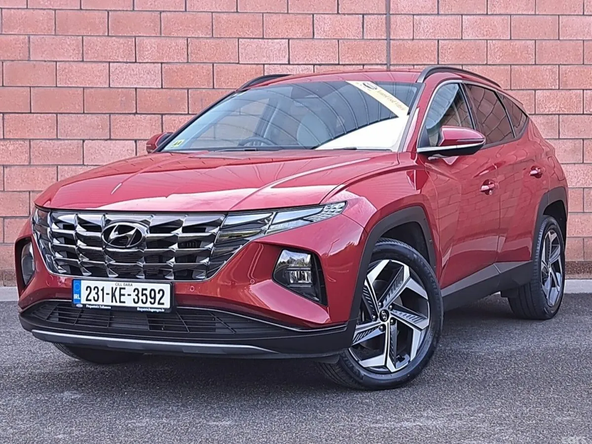 Hyundai Tucson SUV, Petrol Hybrid, 2023, Red