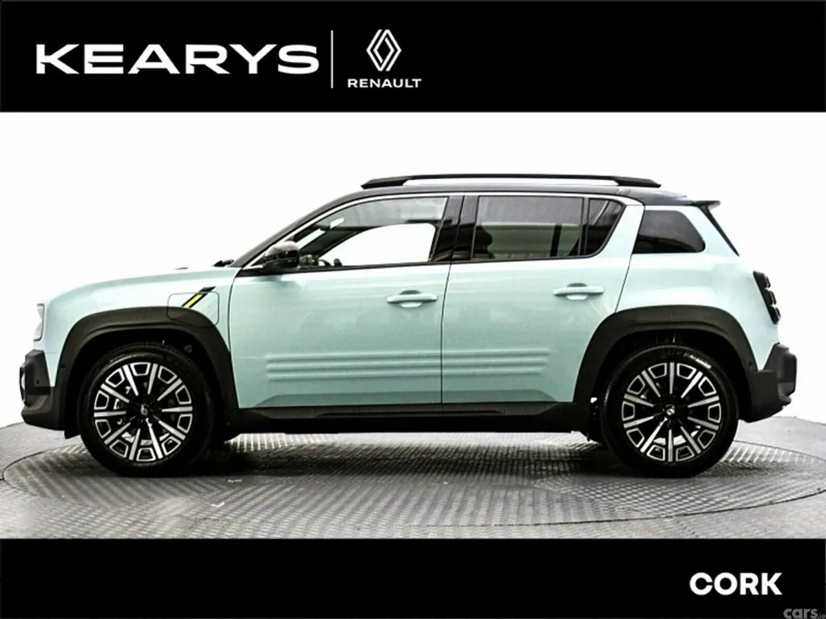 Renault 4 SUV, Electric, 2027, Green