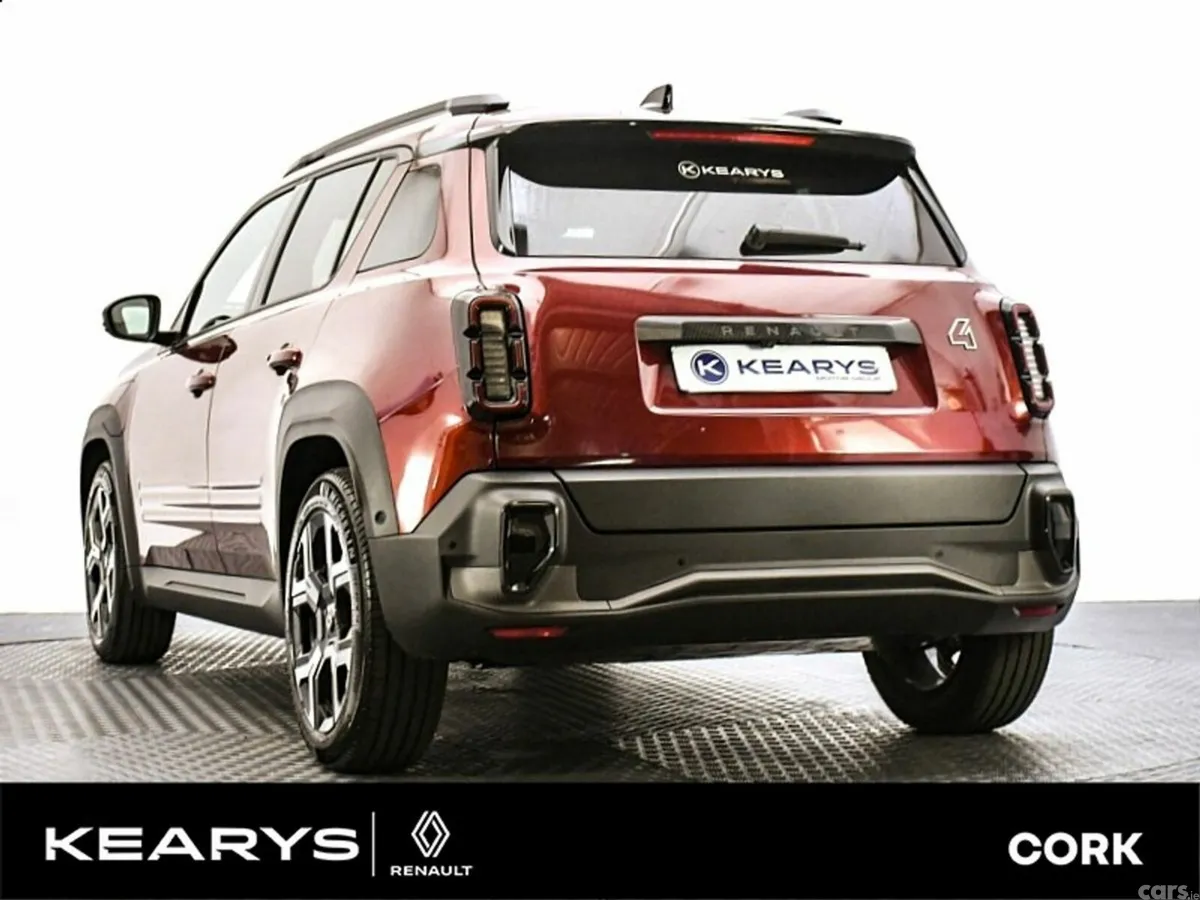 Renault 4 SUV, Electric, 2027, Red
