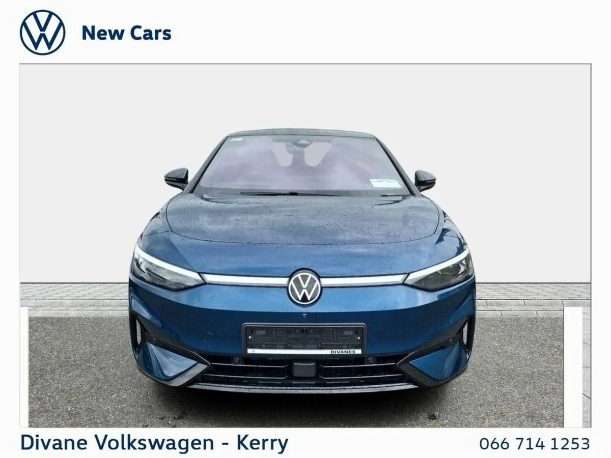 Volkswagen ID.7 Saloon, Electric, 2027, Blue