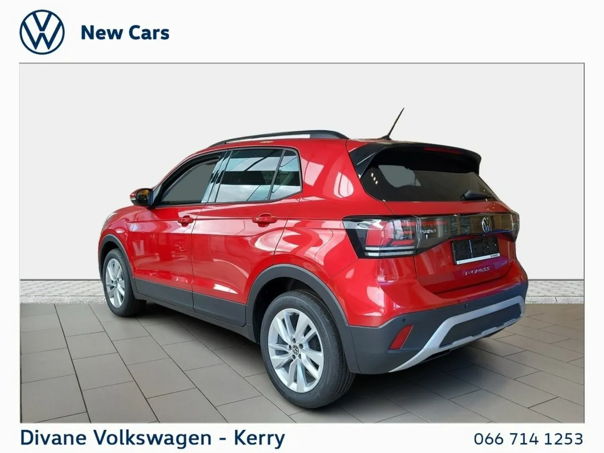 Volkswagen T-Cross SUV, Petrol, 2026, Red
