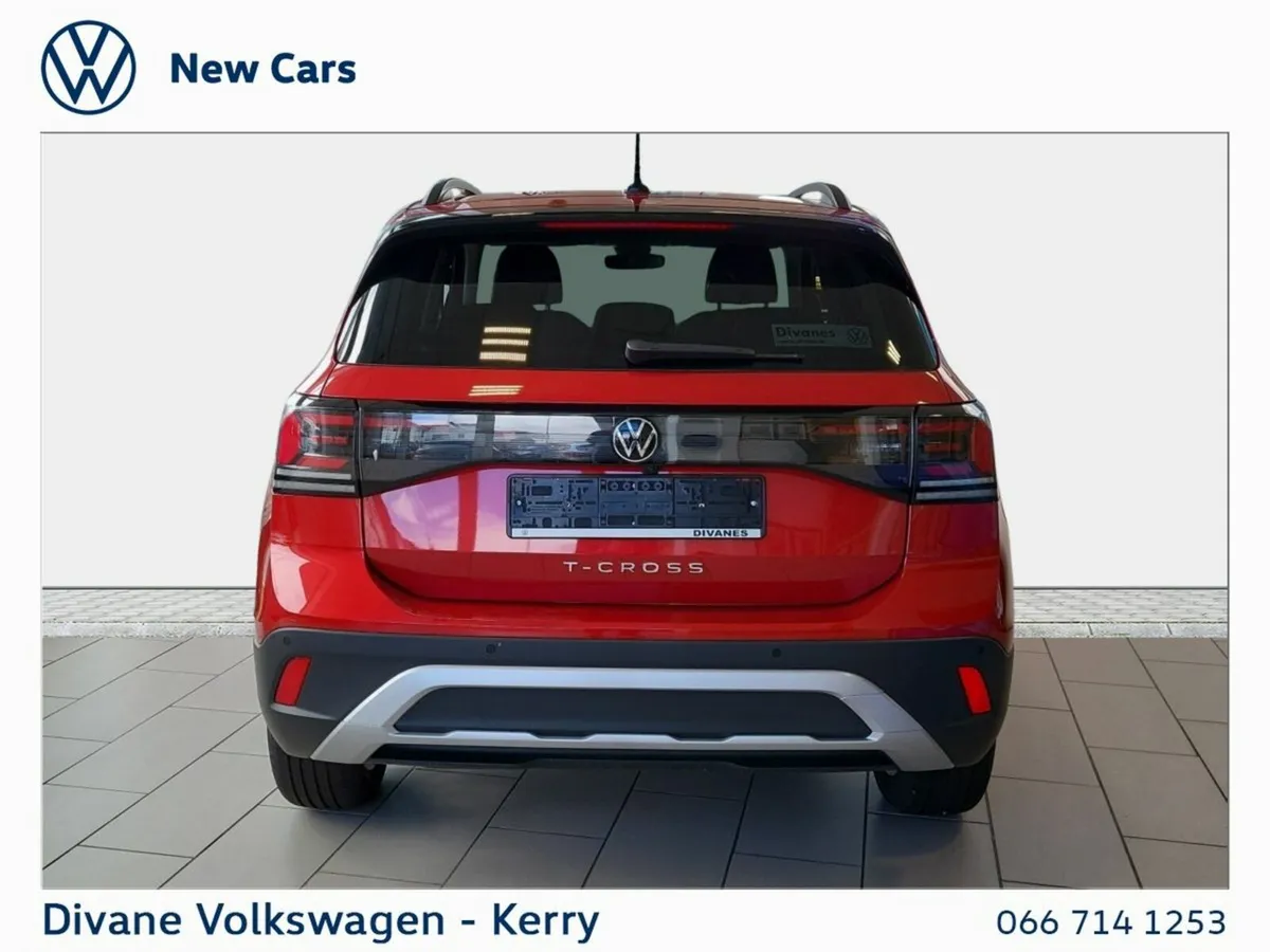 Volkswagen T-Cross SUV, Petrol, 2026, Red