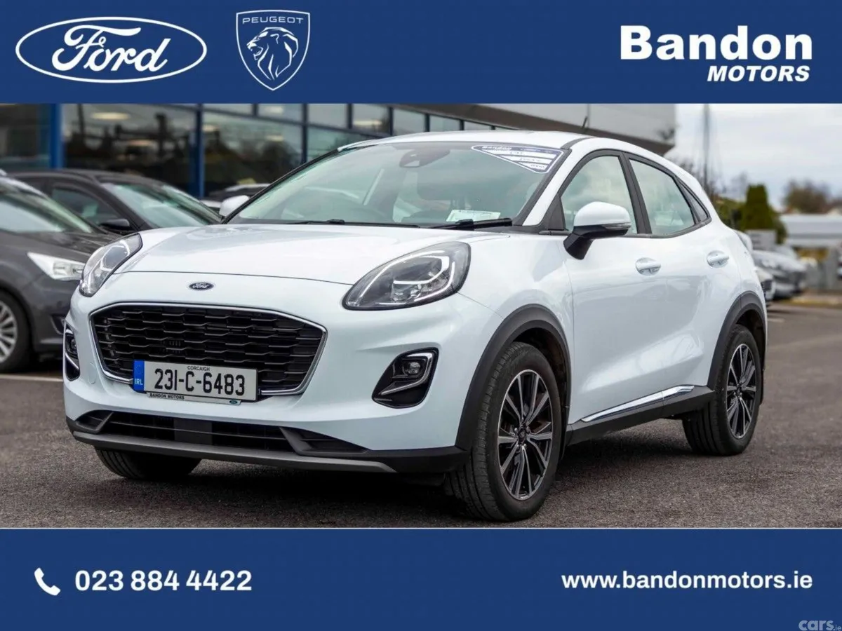 Ford Puma MPV, Petrol Hybrid, 2023, White