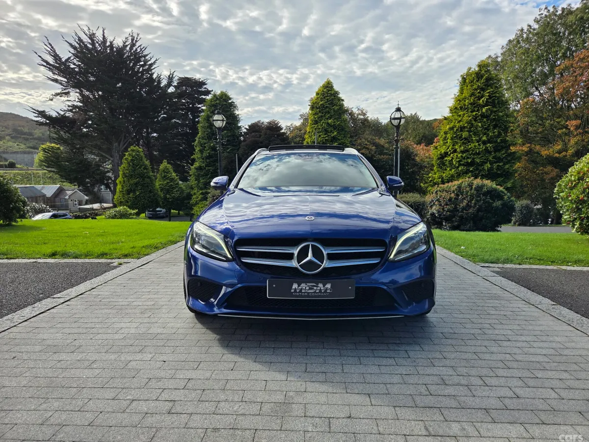 Mercedes-Benz C-Class Estate, Petrol Hybrid, 2020, Blue