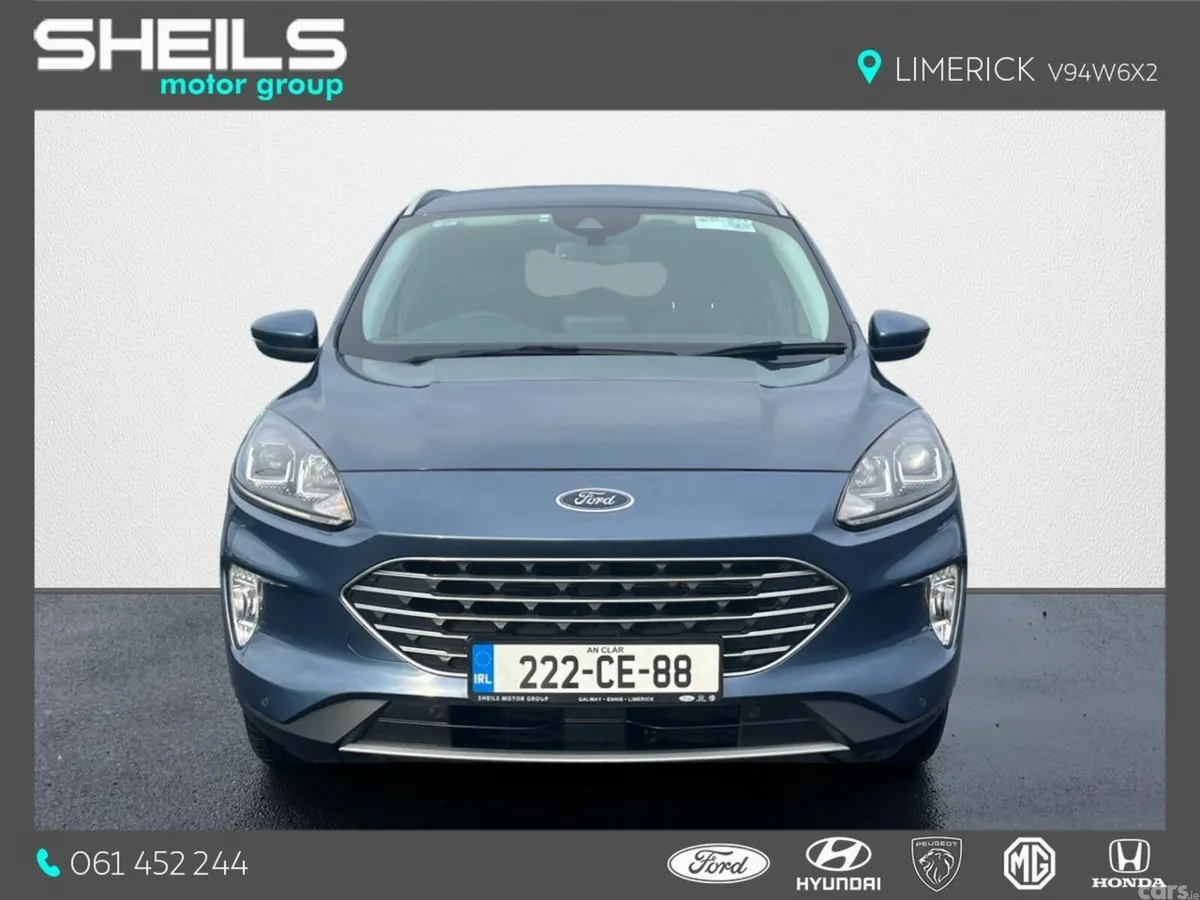 Ford Kuga SUV, Petrol Hybrid, 2022, Blue