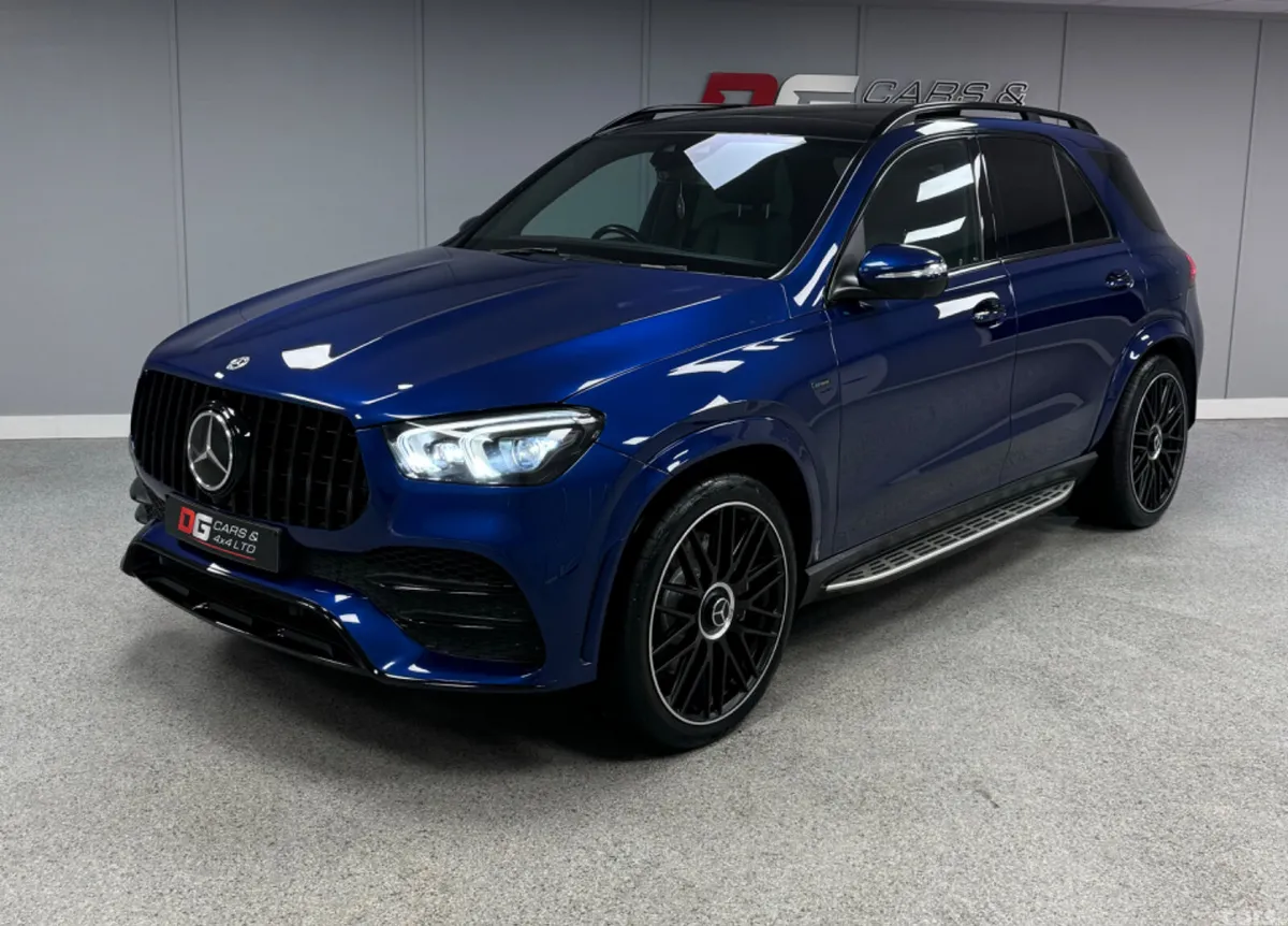 Mercedes-Benz GLE SUV, Diesel Hybrid, 2021, Blue