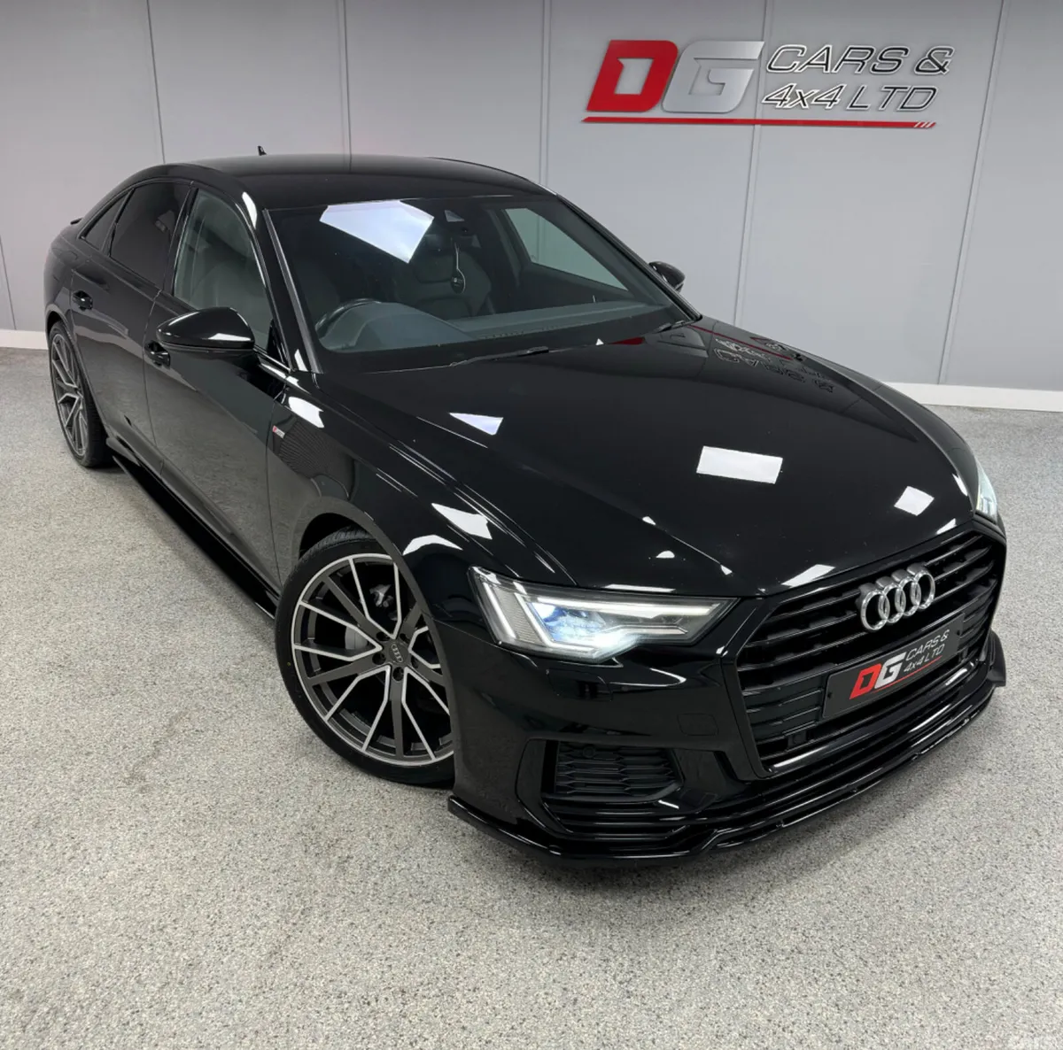 Audi A6 Saloon, Diesel Hybrid, 2021, Black