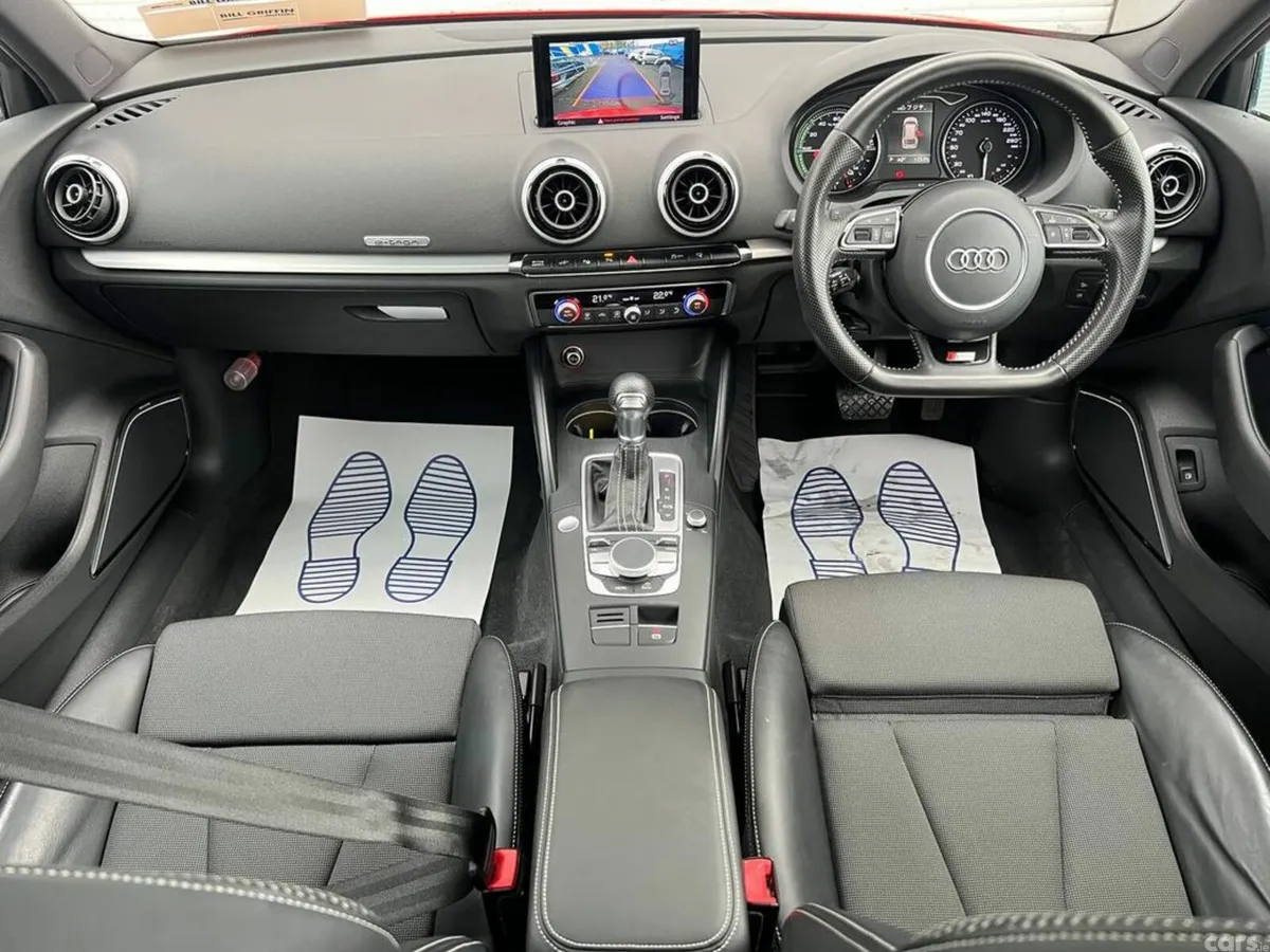 Audi A3 Hatchback, Petrol Hybrid, 2015, Red