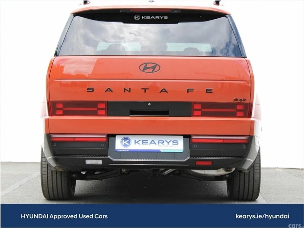 Hyundai Santa Fe SUV, Petrol Plug-in Hybrid, 2027, Orange