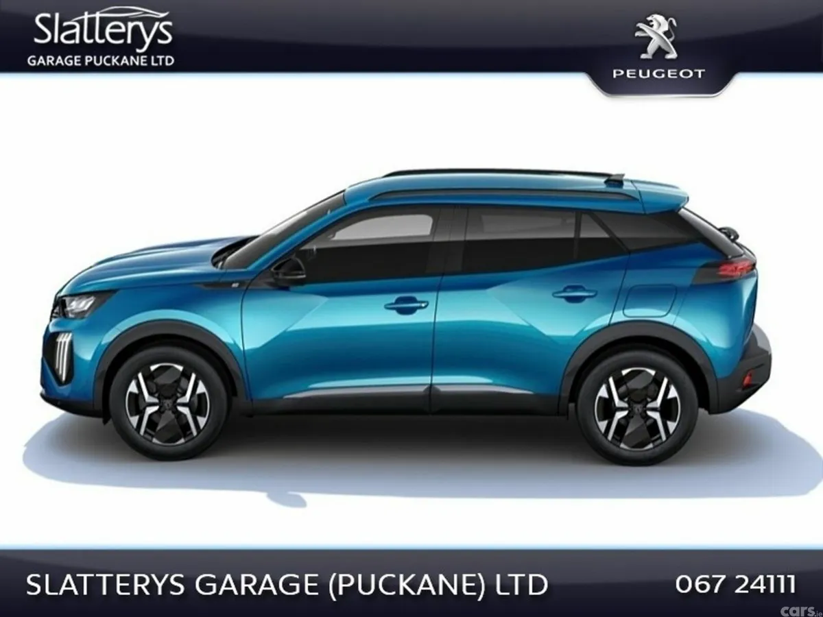Peugeot 2008 SUV, Petrol Hybrid, 2026, Blue