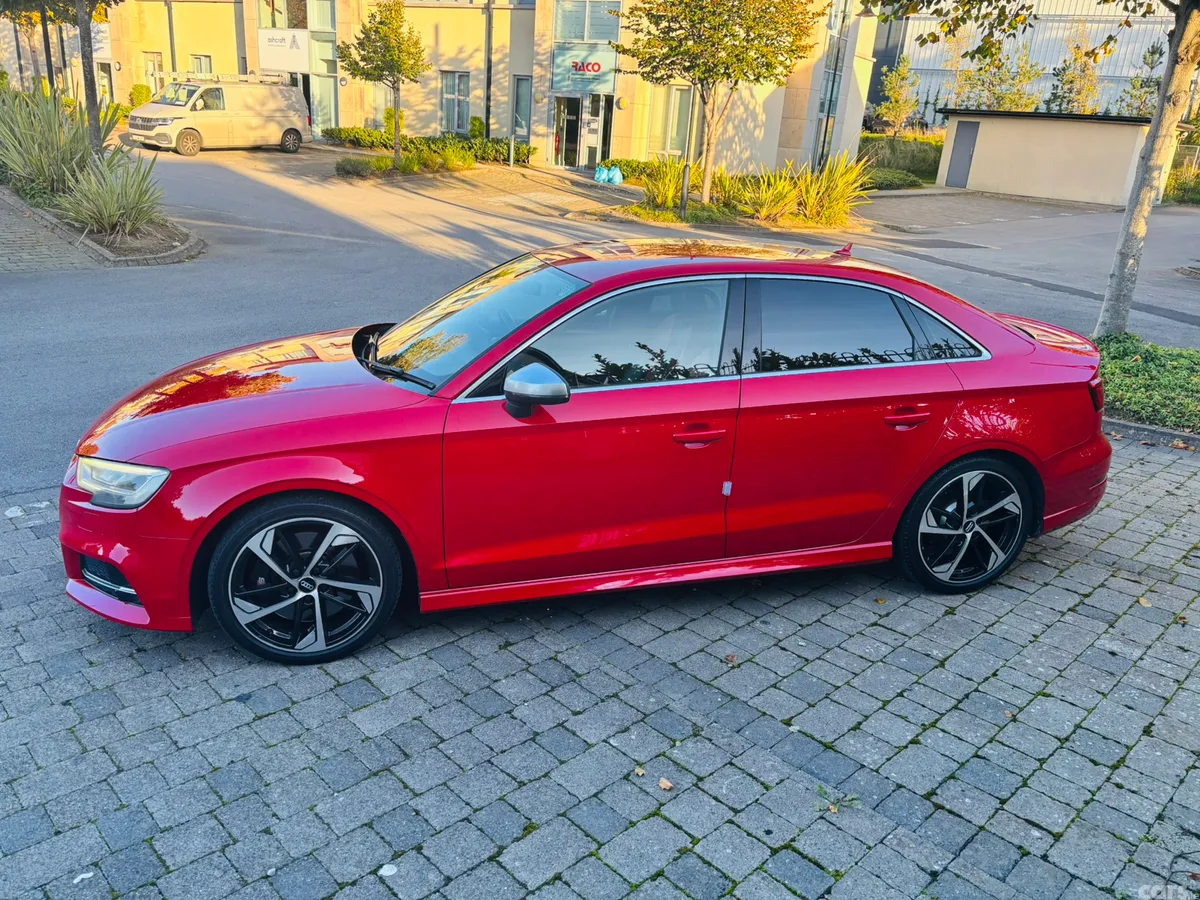 Audi S3 Saloon, Petrol, 2017, Red