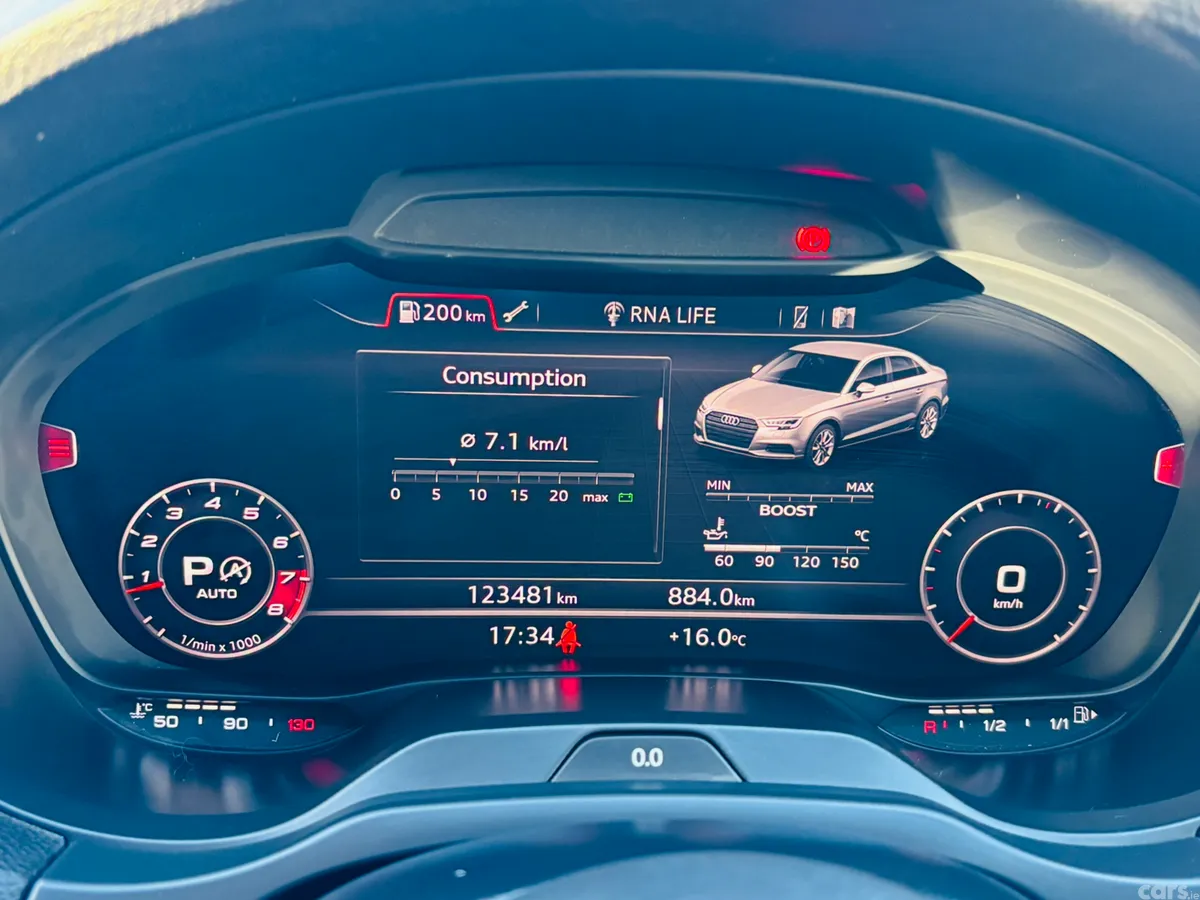 Audi S3 Saloon, Petrol, 2017, Red