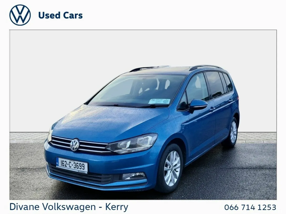 Volkswagen Touran MPV, Diesel, 2016, Blue