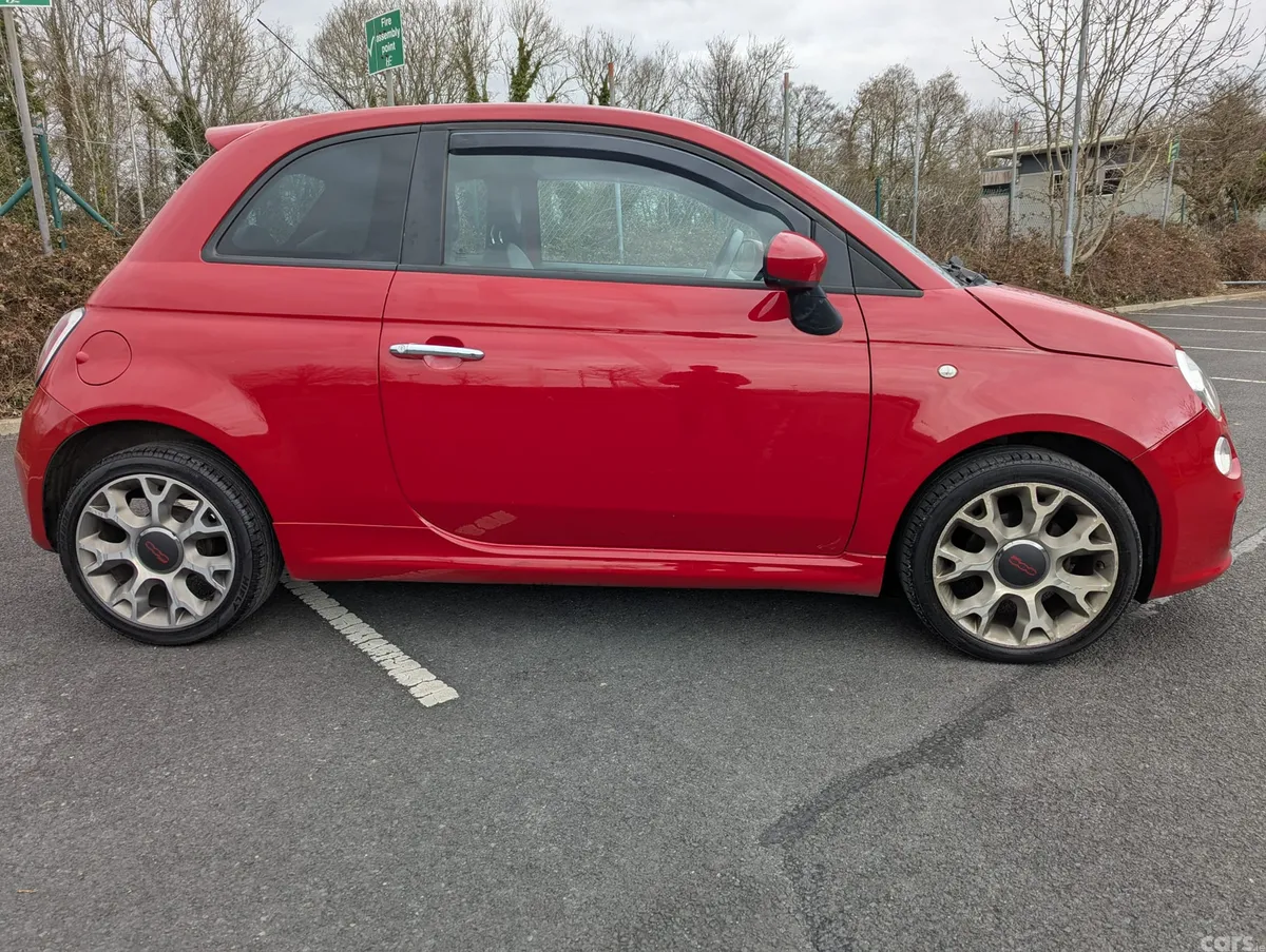 Fiat 500 Hatchback, Petrol, 2014, Red