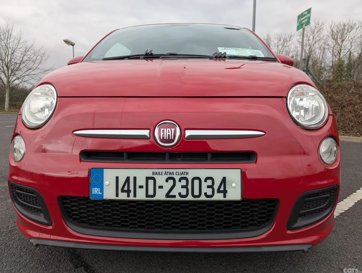 Fiat 500 Hatchback, Petrol, 2014, Red