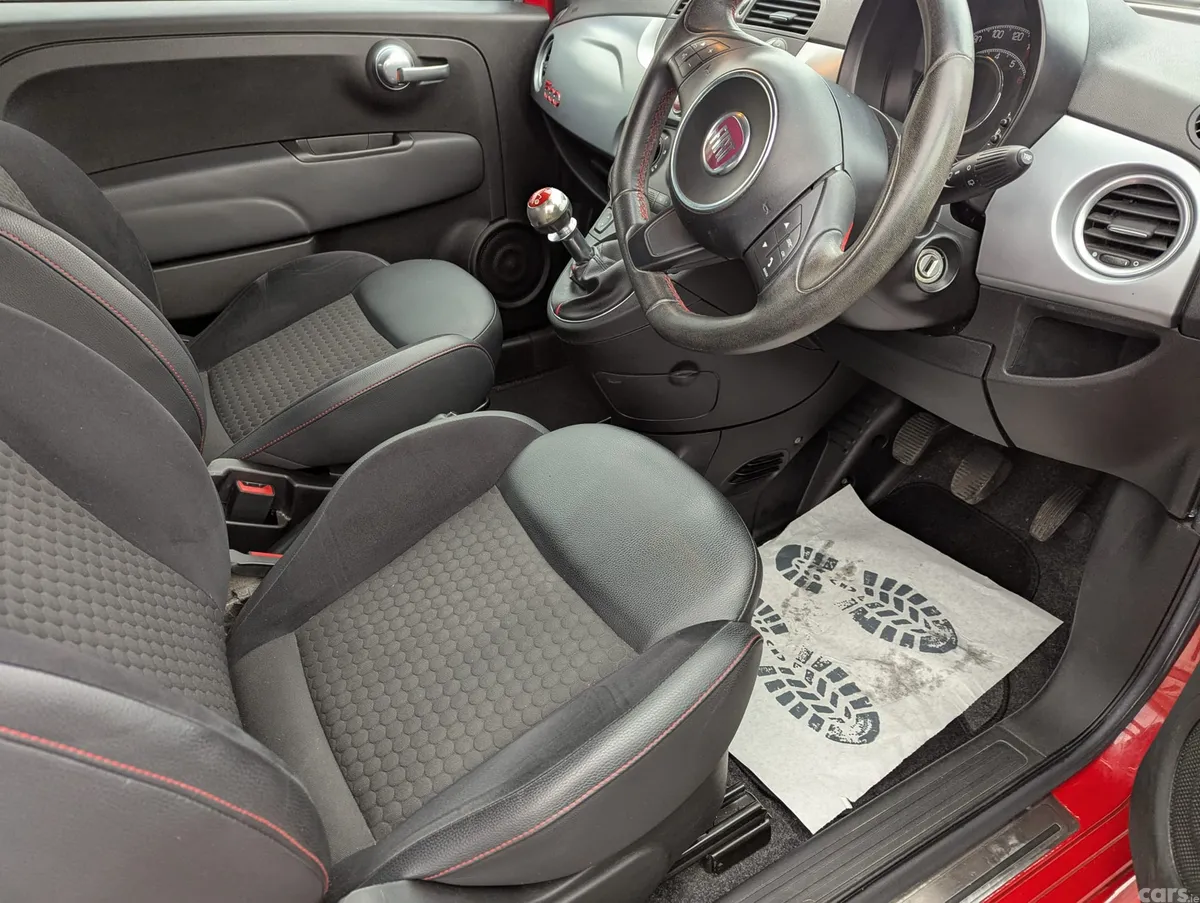 Fiat 500 Hatchback, Petrol, 2014, Red