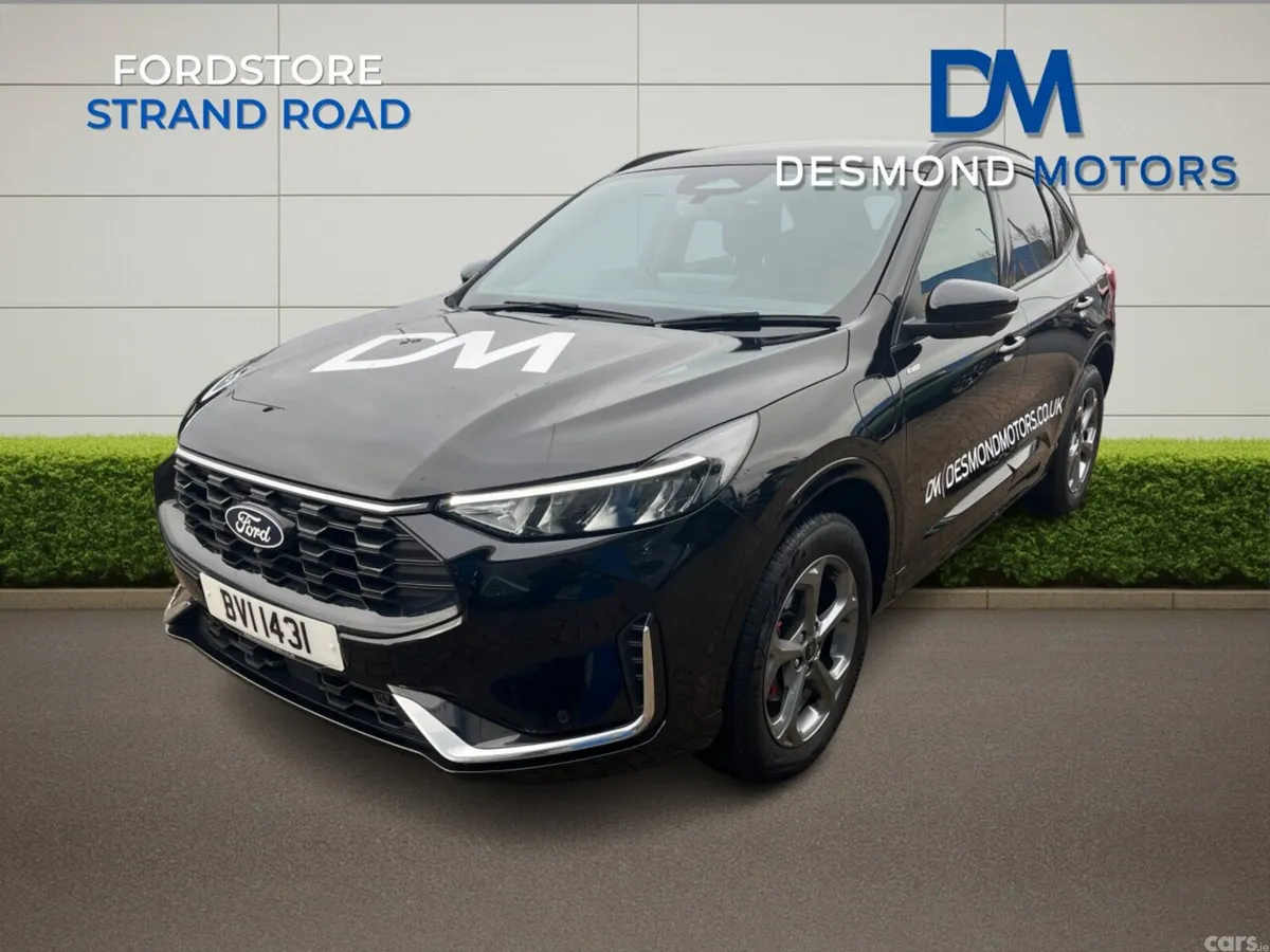 Ford Kuga SUV, Petrol Hybrid, 2025, Black