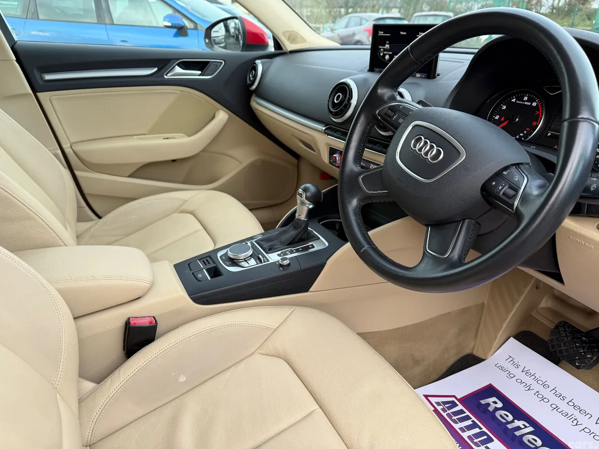 Audi A3 Saloon, Petrol, 2016, Red