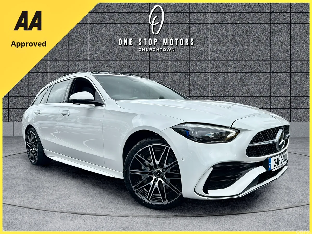 Mercedes-Benz C-Class Estate, Petrol Plug-in Hybrid, 2024, White