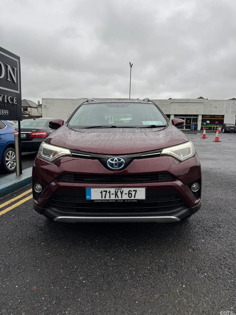 Toyota RAV4 SUV, Petrol Hybrid, 2017, Red